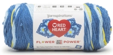 Red Heart Flower Power - BlueBell